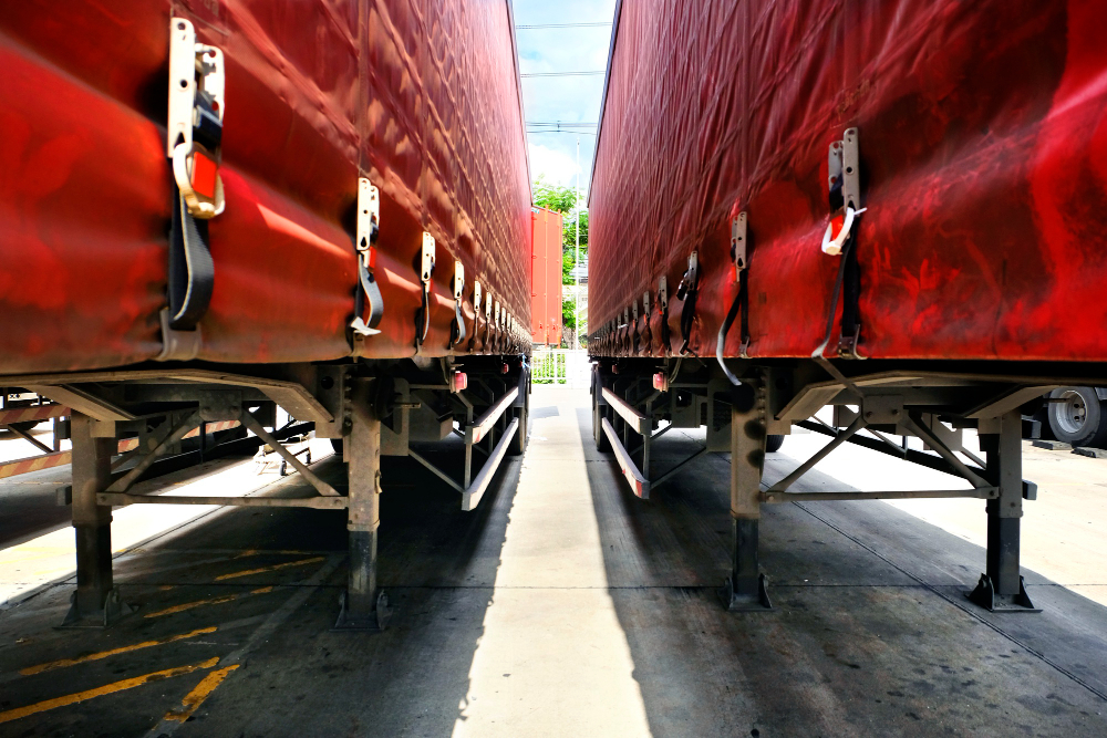 patron logistica carga remolque medio